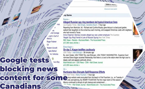 Blocking specific topics from google news feed