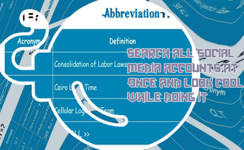 Find social media accounts with email address