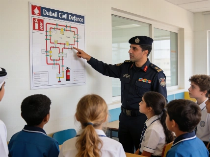 Dubai Civil Defence school safety campaign reaches over 600,000 people Dubai Times