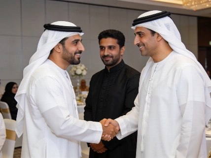 Dubai Crown Prince Attends Wedding at World Trade Centre
