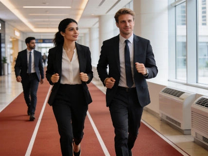 DIFC opens indoor walking track for summer fitness and community events