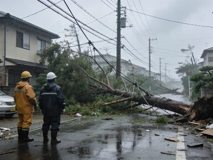 Typhoon Doksuri knocks out power for thousands in Chiba Dubai Times