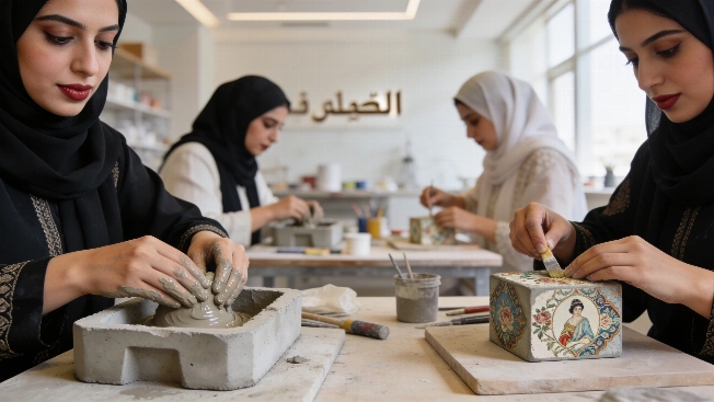 Sharjah Public Works Empowers Women with Creative Concrete Workshop Dubai Times